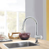 [31359002] Single-Handle Pull Down Kitchen Faucet Dual Spray 1.75 GPM (6.6 L/min) with Touch Technology - GROHE StarLight Chrome