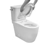 [39675000] Two-piece Right height Elongated Toilet with seat, Left-Hand Trip Lever - Alpine White