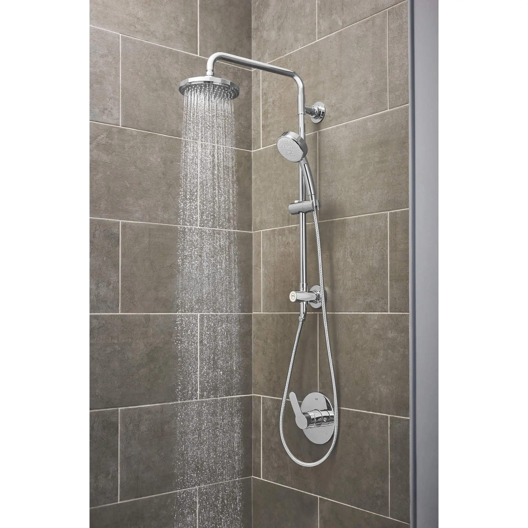 Vitalio Retro-Fit Shower System, 2.5 gpm (9.5 L/min) // GROHE STARLIGHT CHROME // 1073_26520000-shower-system-enviro-11_0_CDNwebp.webp