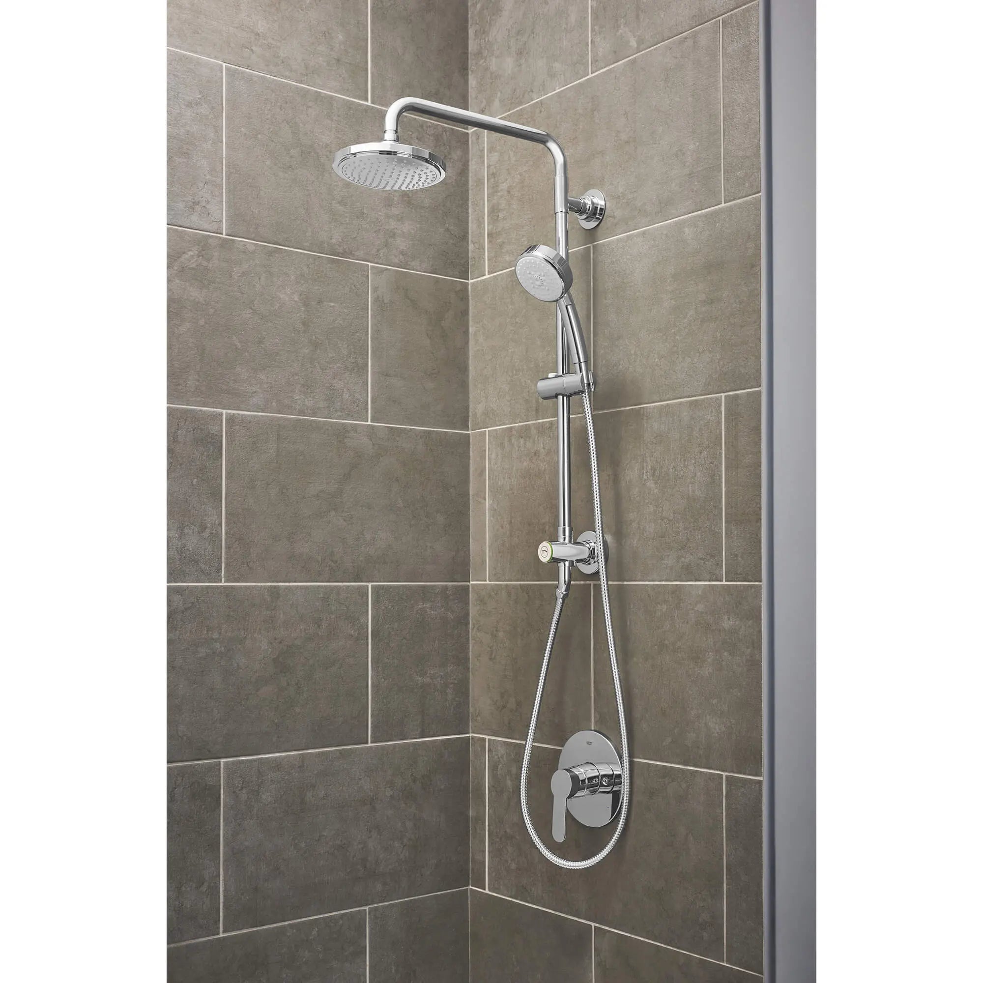 Vitalio Retro-Fit Shower System, 2.5 gpm (9.5 L/min) // GROHE STARLIGHT CHROME // 1074_26520000-shower-system-enviro-13_0_CDNwebp.webp