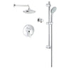 [117166] Cosmopolitan Pressure Balance Valve Dual Function Shower Kit, 20 L/min (5.3 gpm) - GROHE StarLight Chrome