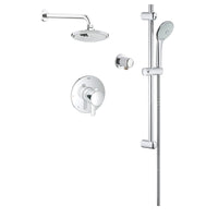 [117166] Cosmopolitan Pressure Balance Valve Dual Function Shower Kit, 20 L/min (5.3 gpm) - GROHE StarLight Chrome