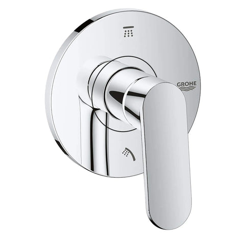 Cosmopolitan Single-Handle 3-Port Diverter Trim Kit with Lever Handle - GROHE StarLight Chrome