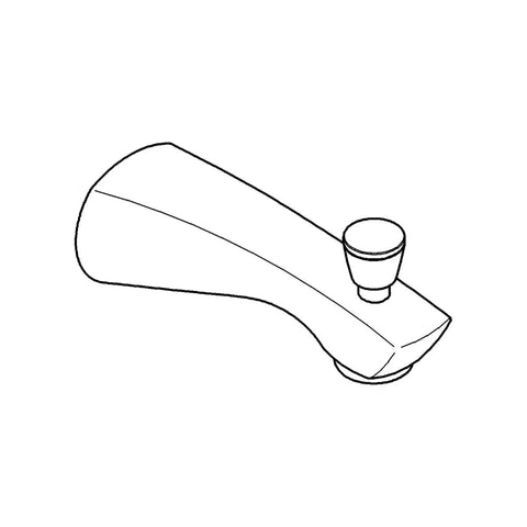 Diverter Tub Spout - Brushed Nickel InfinityFinish