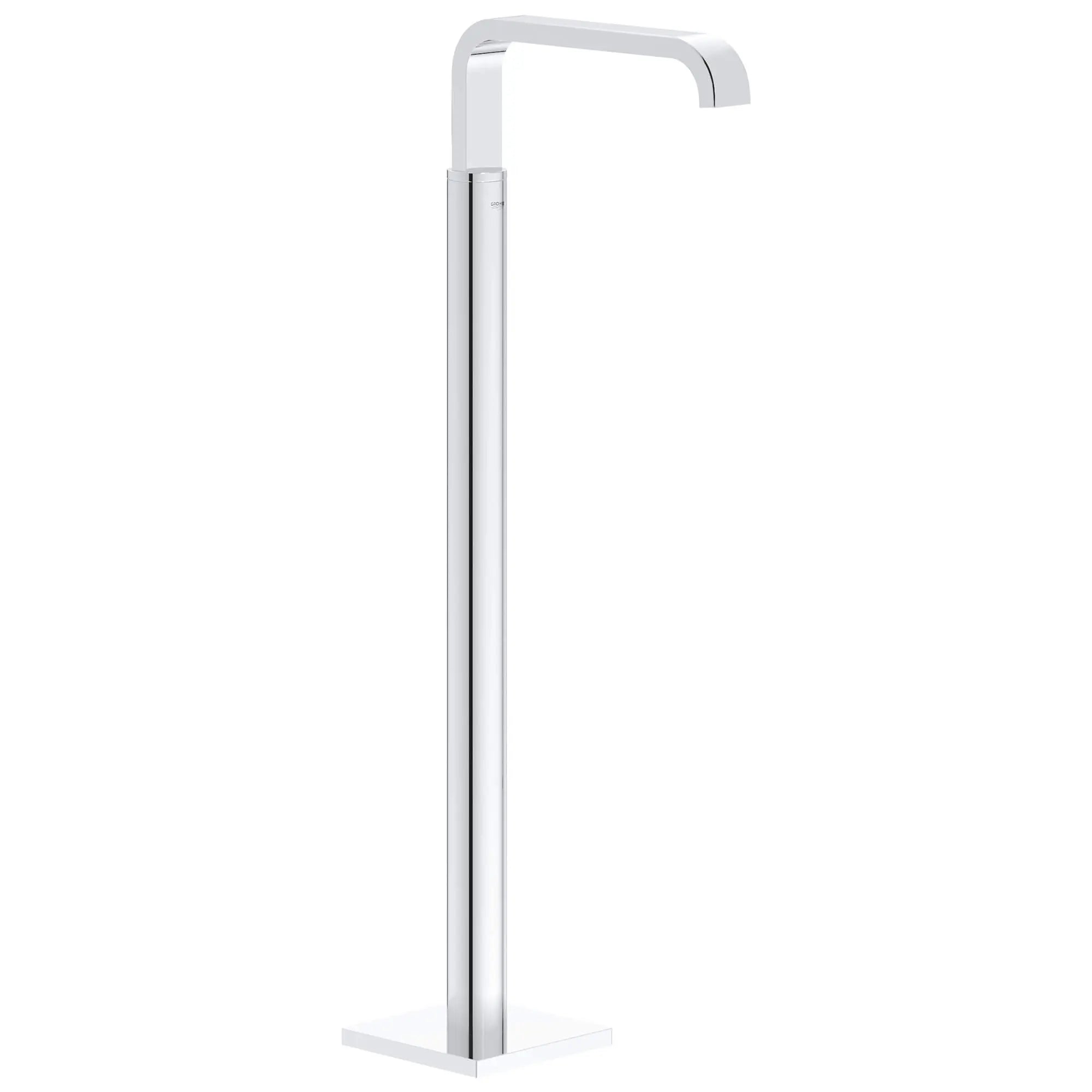 Single-Handle Freestanding Tub Faucet // GROHE STARLIGHT CHROME // 11977_13218000-allure-bath-spout-floor-mounted-starlight-chrome-2_0_CDNwebp.webp