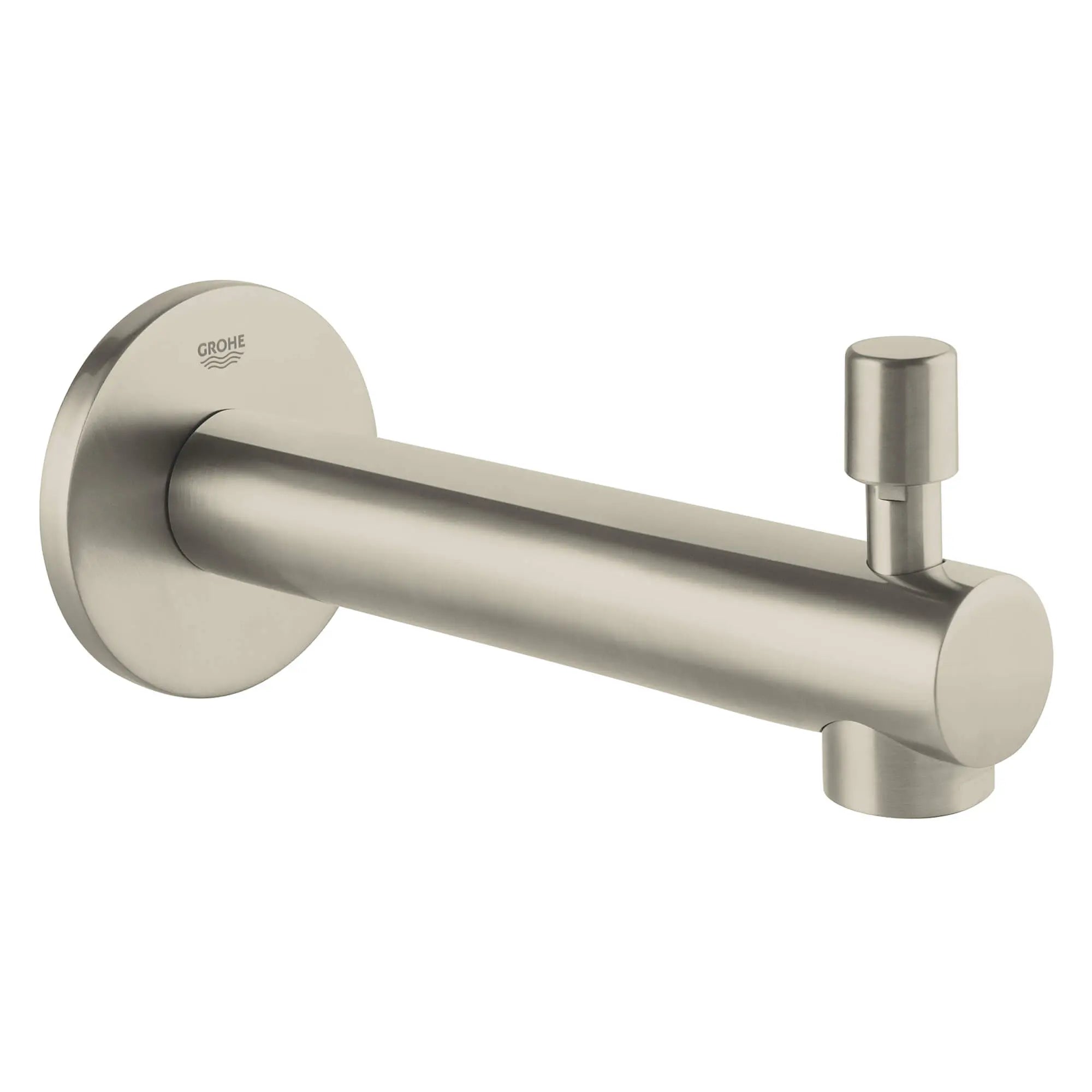 Diverter Tub Spout // BRUSHED NICKEL INFINITYFINISH // 12003_13275en1-concetto-tub-spout-brushed-nickel-infinityfinish_0_CDNwebp.webp
