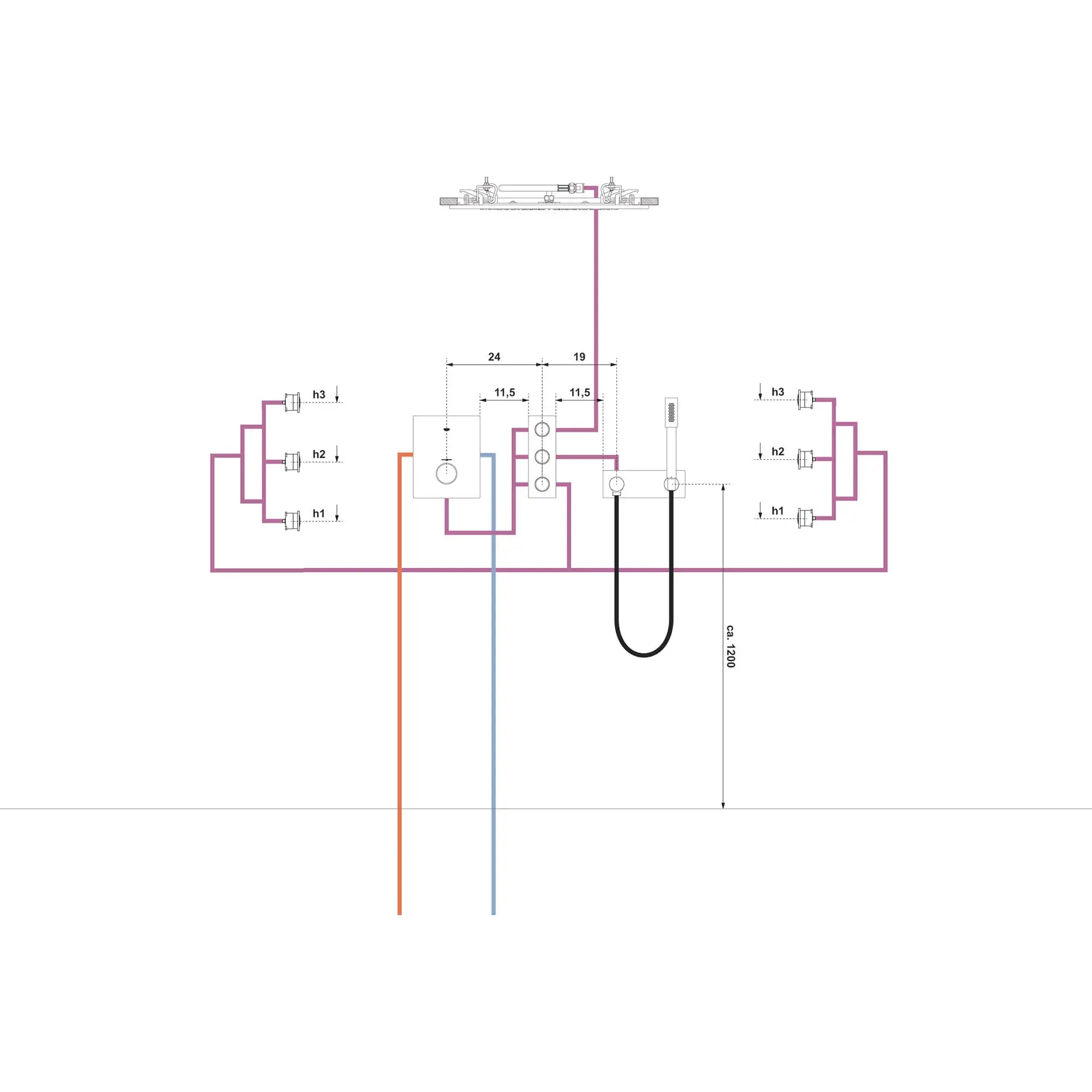 Triple Volume Control Trim // GROHE STARLIGHT CHROME // 1202_27625000-triple-volume-control-trim-enviro-5_0_CDNwebp.webp