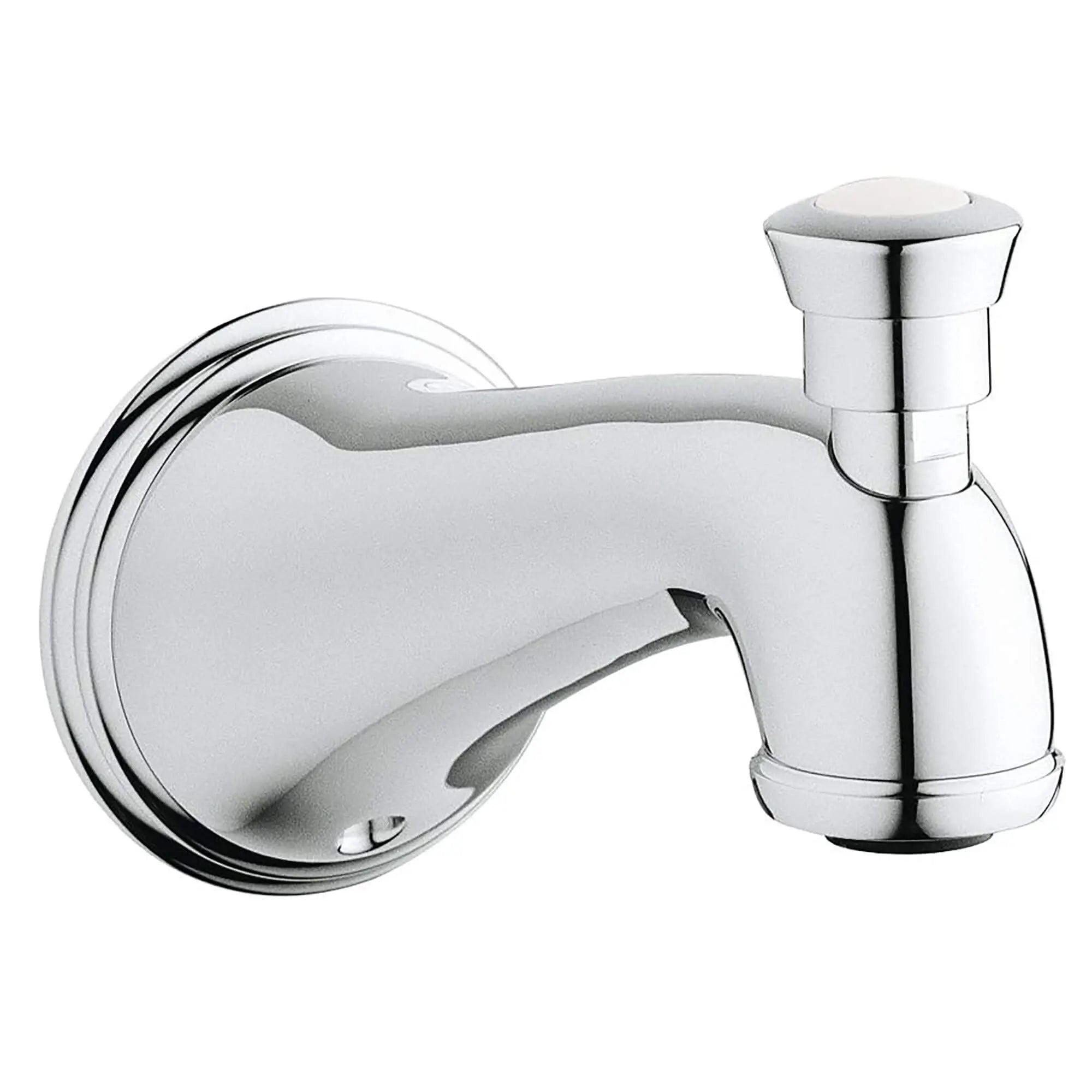 Diverter Tub Spout // GROHE STARLIGHT CHROME // 12104_13610000-Geneva-Tub_Spout_with_Diverter_0_CDNwebp.webp