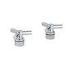 [18026000] Tri-Spoke Handles (Pair) - GROHE StarLight Chrome