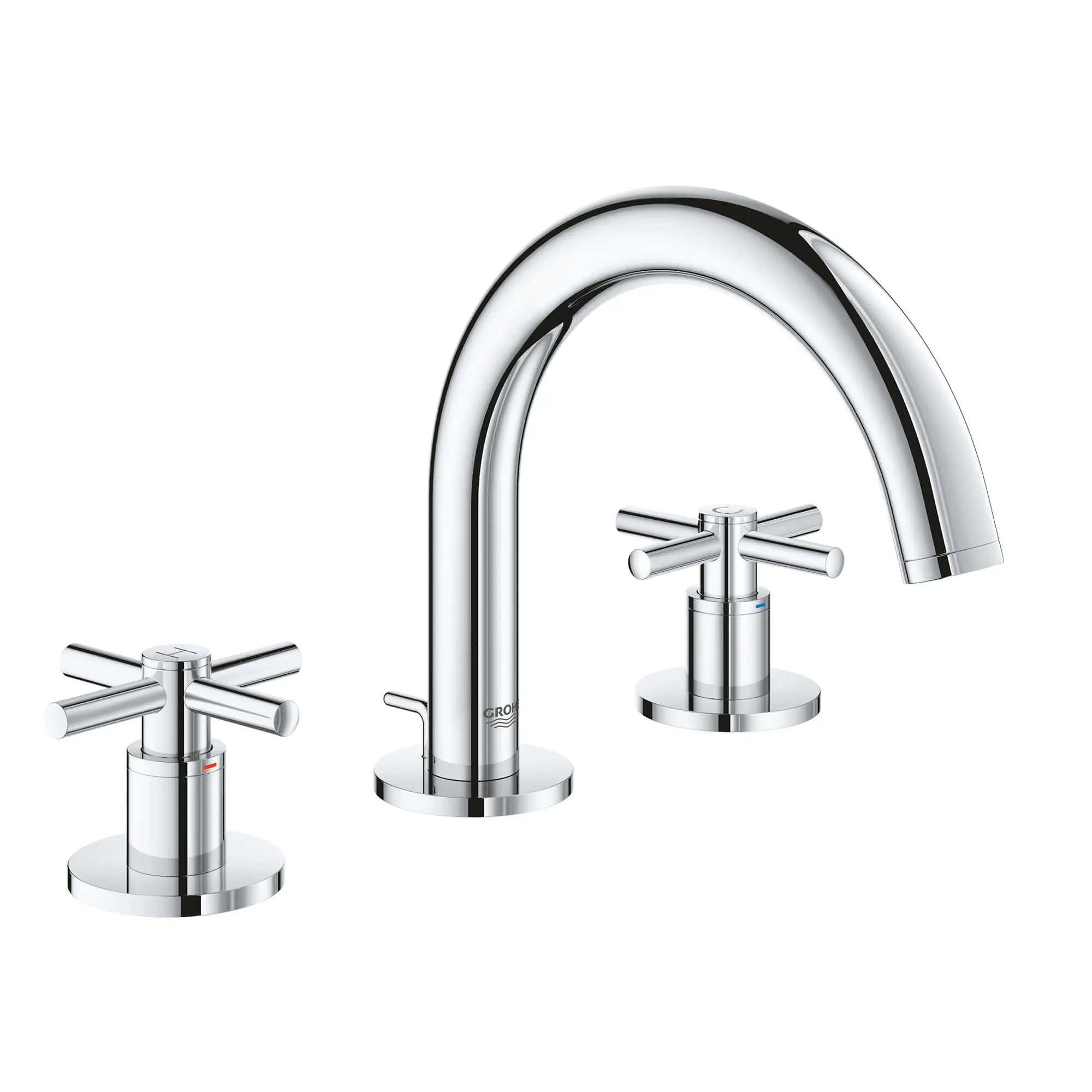 Cross Handles (Pair) // GROHE STARLIGHT CHROME // 12259_18026003-atrio-cross-handles-starlight-chrome-3_0_CDNwebp.webp
