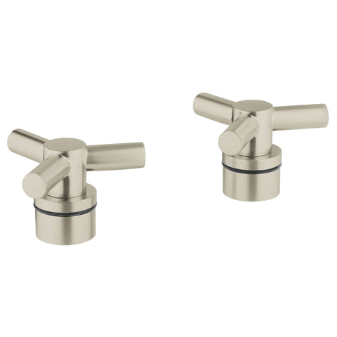 Tri-Spoke Handles (Pair) - Brushed Nickel InfinityFinish