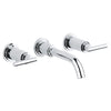 [18027000] Lever Handles (Pair) - GROHE StarLight Chrome