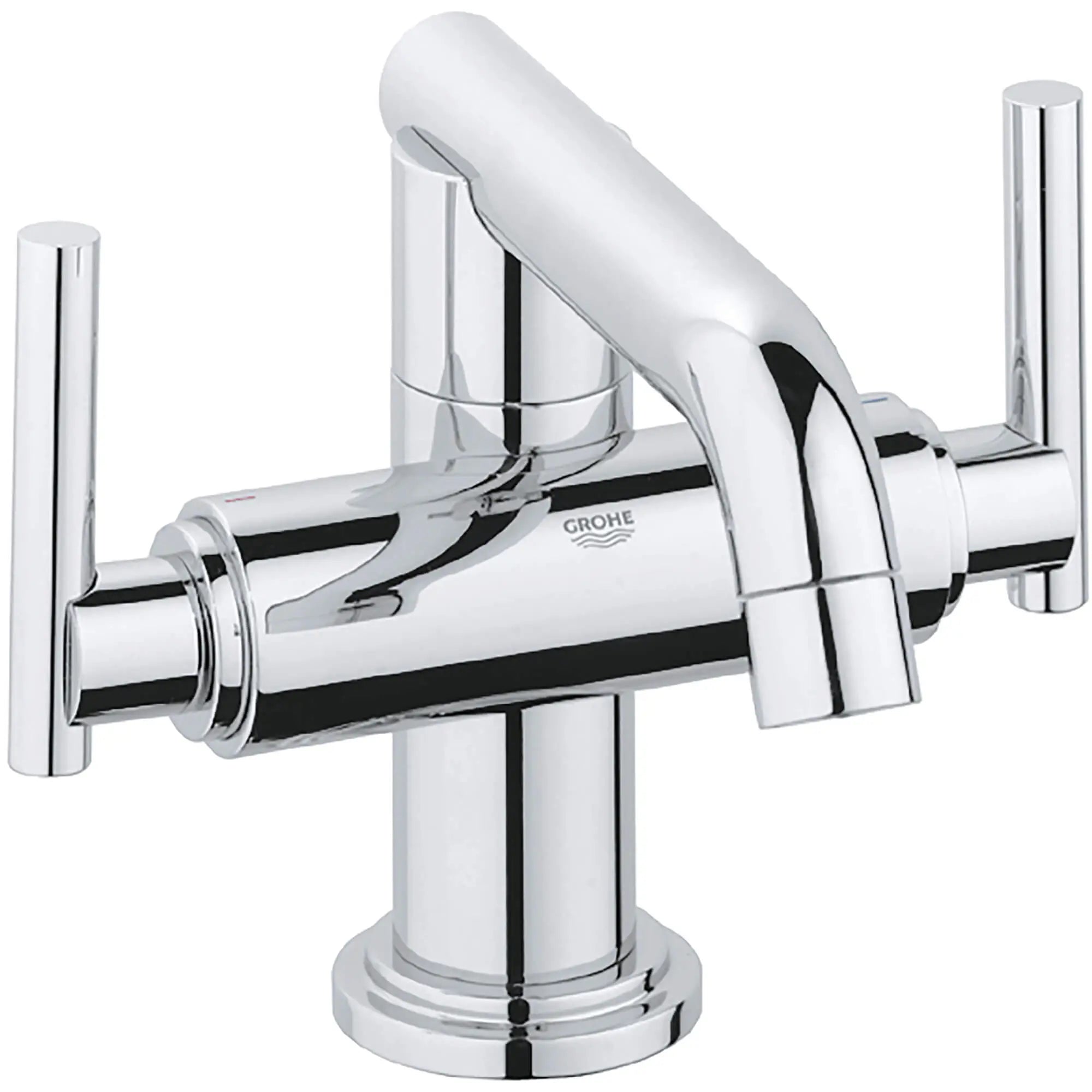 Lever Handles (Pair) // GROHE STARLIGHT CHROME // 12280_18027000-atrio-handle-starlight-chrome-5_0_CDNwebp.webp