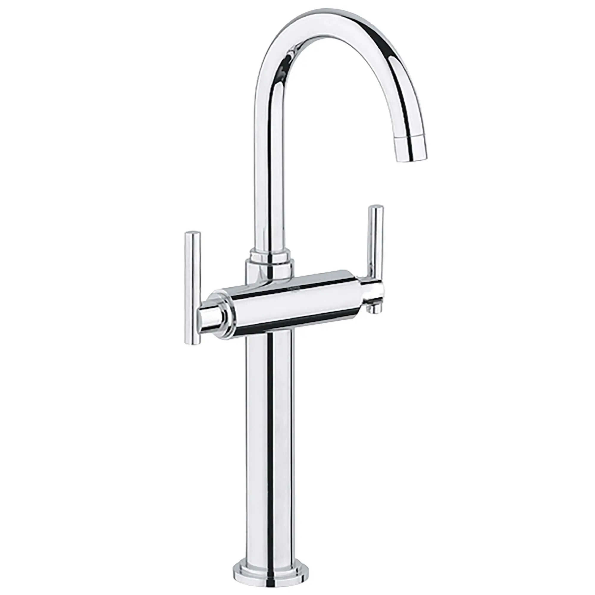 Lever Handles (Pair) // GROHE STARLIGHT CHROME // 12281_18027000-atrio-handle-starlight-chrome-6_0_CDNwebp.webp