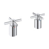[18033003] Cross Handles (Pair) - GROHE StarLight Chrome