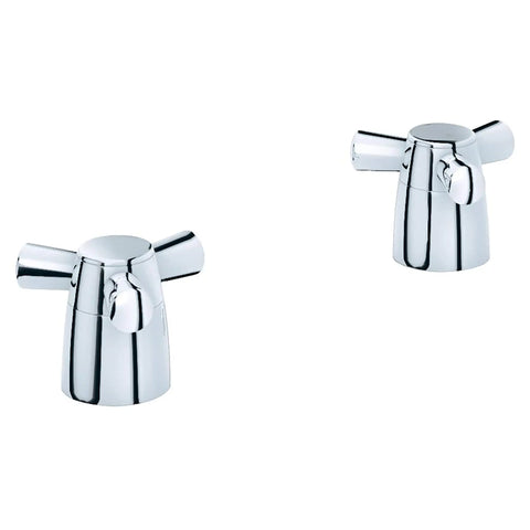 Tri-Spoke Handles (Pair) - GROHE StarLight Chrome