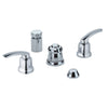 [18085000] Lever Handles (Pair) - GROHE StarLight Chrome