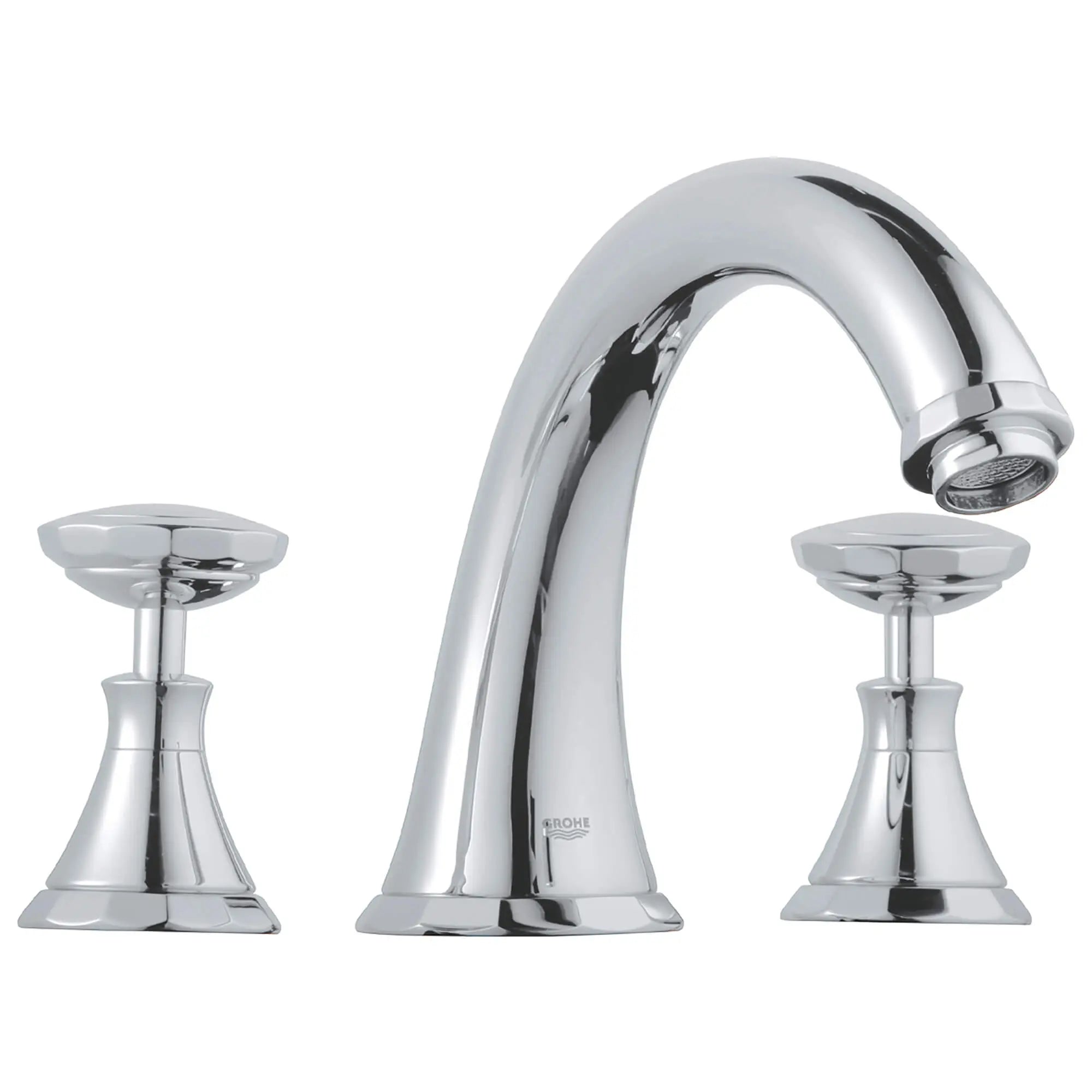 Handles (Pair) // GROHE STARLIGHT CHROME // 12354_18086000-kensington-round-handle-starlight-chrome-5_0_CDNwebp.webp
