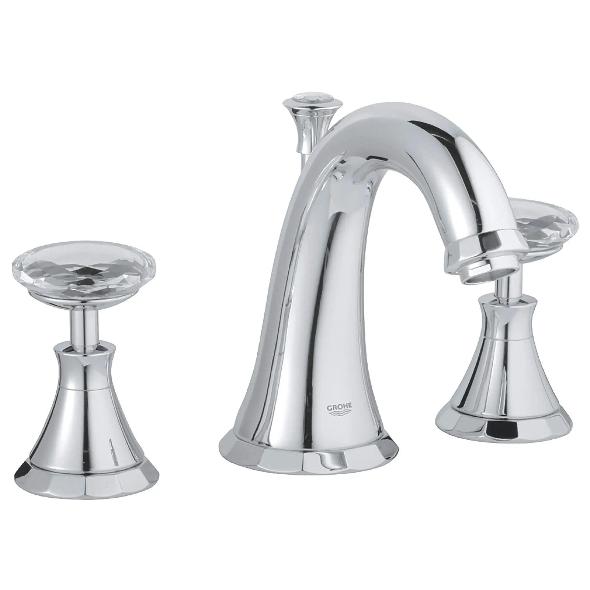 Handles (Pair) // GROHE STARLIGHT CHROME/SWAROVSKI® CRYSTAL // 12359_18086vp0-kensington-round-handle-chrome-swarovski-crystal-5_0_CDNwebp.webp