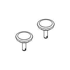 [18089VP0] Swarovski Crystal Handles (Pair) - GROHE StarLight Chrome/Swarovski® Crystal