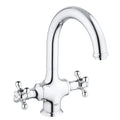 [18173000] Cross Handles (Pair) - GROHE StarLight Chrome