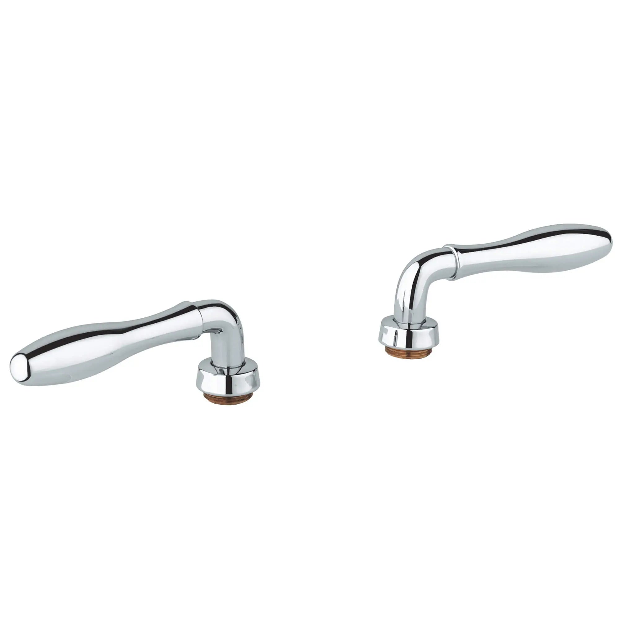 Lever Handles (Pair) // GROHE STARLIGHT CHROME // 12408_18732000-seabury-lever-handle-starlight-chrome_0_CDNwebp.webp