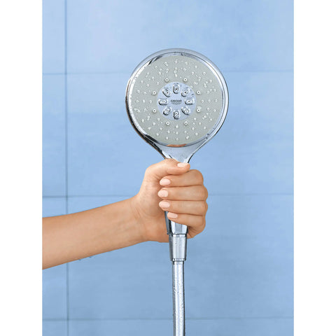 130 Hand Shower - 4 Sprays, 9.5 L/min (2.5 gpm) - GROHE StarLight Chrome