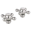 [18733BE0] Cross Handles (Pair) - GROHE StarLight Chrome