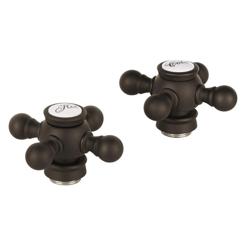 Cross Handles (Pair) - Oil Rubbed Bronze