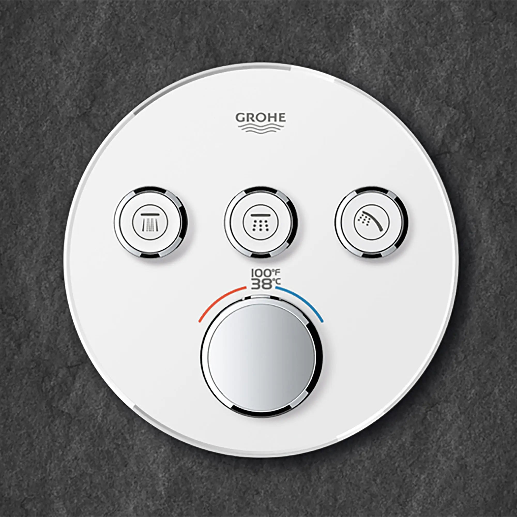 Triple Function Thermostatic Valve Trim // GROHE STARLIGHT CHROME // 125056_GROHTHERM_29138000_Lifestyle_Image_URL.13_CDNwebp.webp