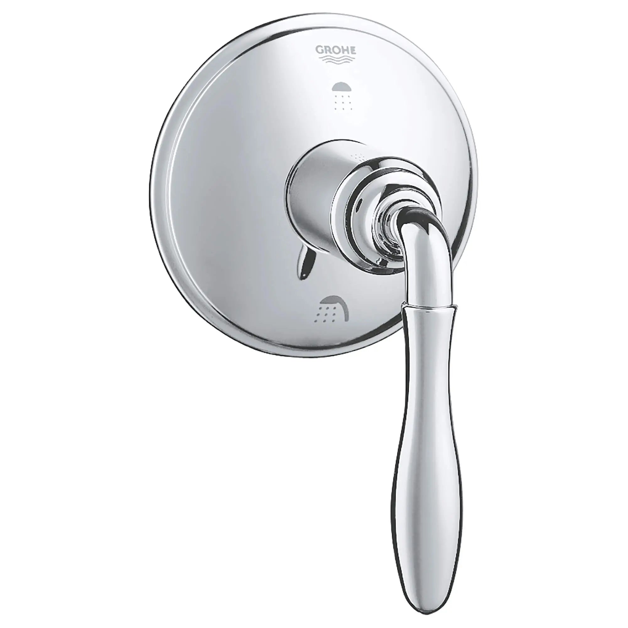 2-Way Diverter Trim // GROHE STARLIGHT CHROME // 12544_19221000-seabury-2-way-diverter-starlight-chrome_0_CDNwebp.webp
