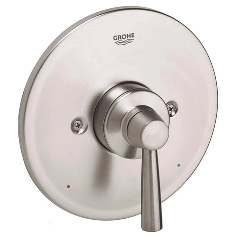 Single-Handle Pressure Balance Valve Trim Kit with Lever Handle - Brushed Nickel InfinityFinish