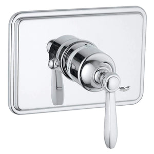 [19321000] Somerset Single-Handle Pressure Balance Valve Trim Kit with Lever Handle - GROHE StarLight Chrome