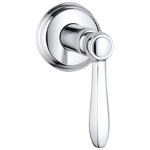 Somerset Single-Handle Volume Control Valve Trim Kit with Lever Handle - GROHE StarLight Chrome