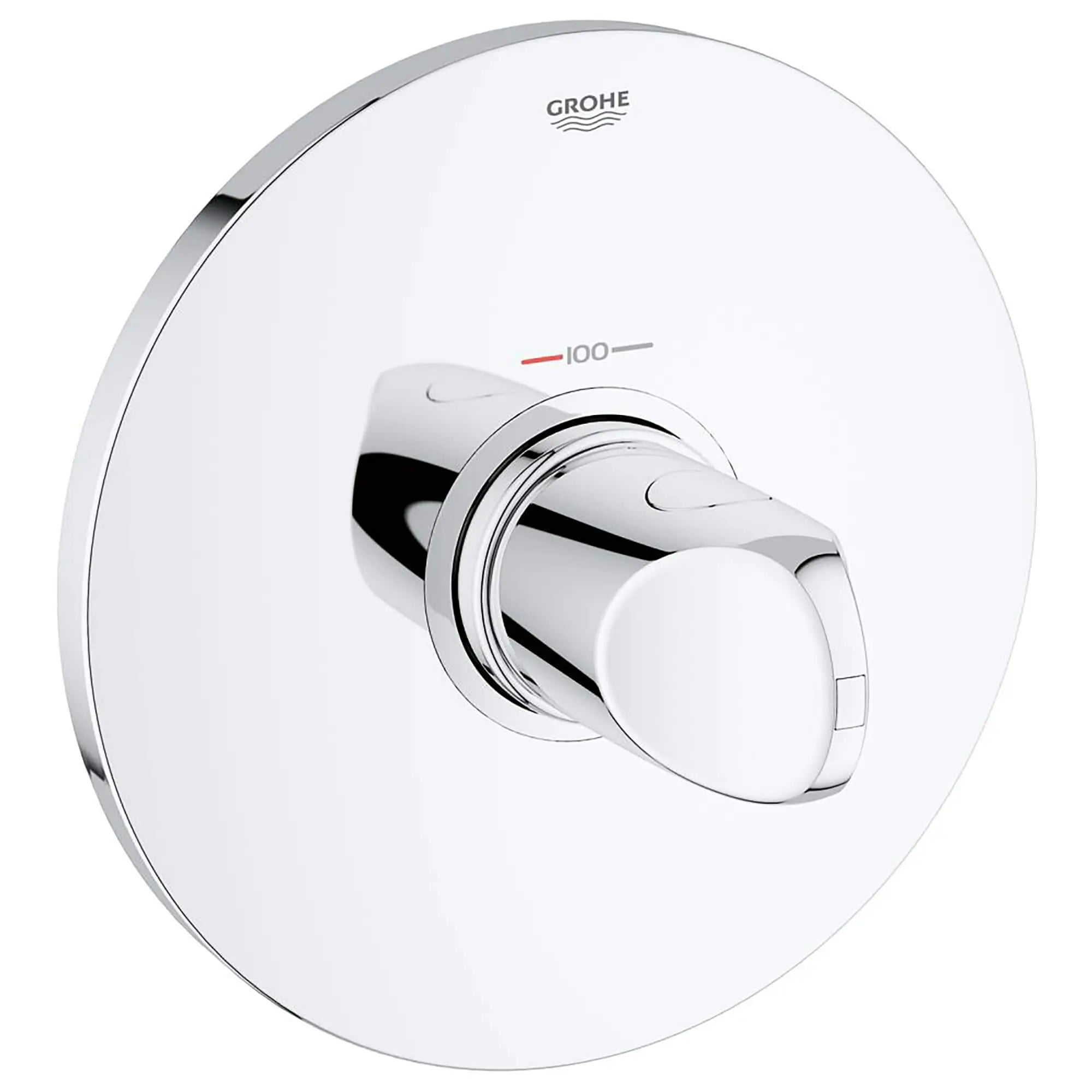 Central Thermostatic Valve Trim // GROHE STARLIGHT CHROME // 12656_19366000-Veris-Thermostatic_trim_0_CDNwebp.webp