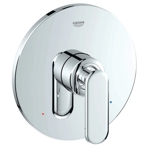Single-Handle Pressure Balance Valve Trim Kit with Lever Handle - GROHE StarLight Chrome