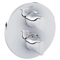 [19437000] 2-Handle Thermostatic Valve Trim - GROHE StarLight Chrome