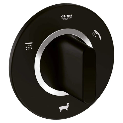 3-Way Diverter Trim - Velvet Black