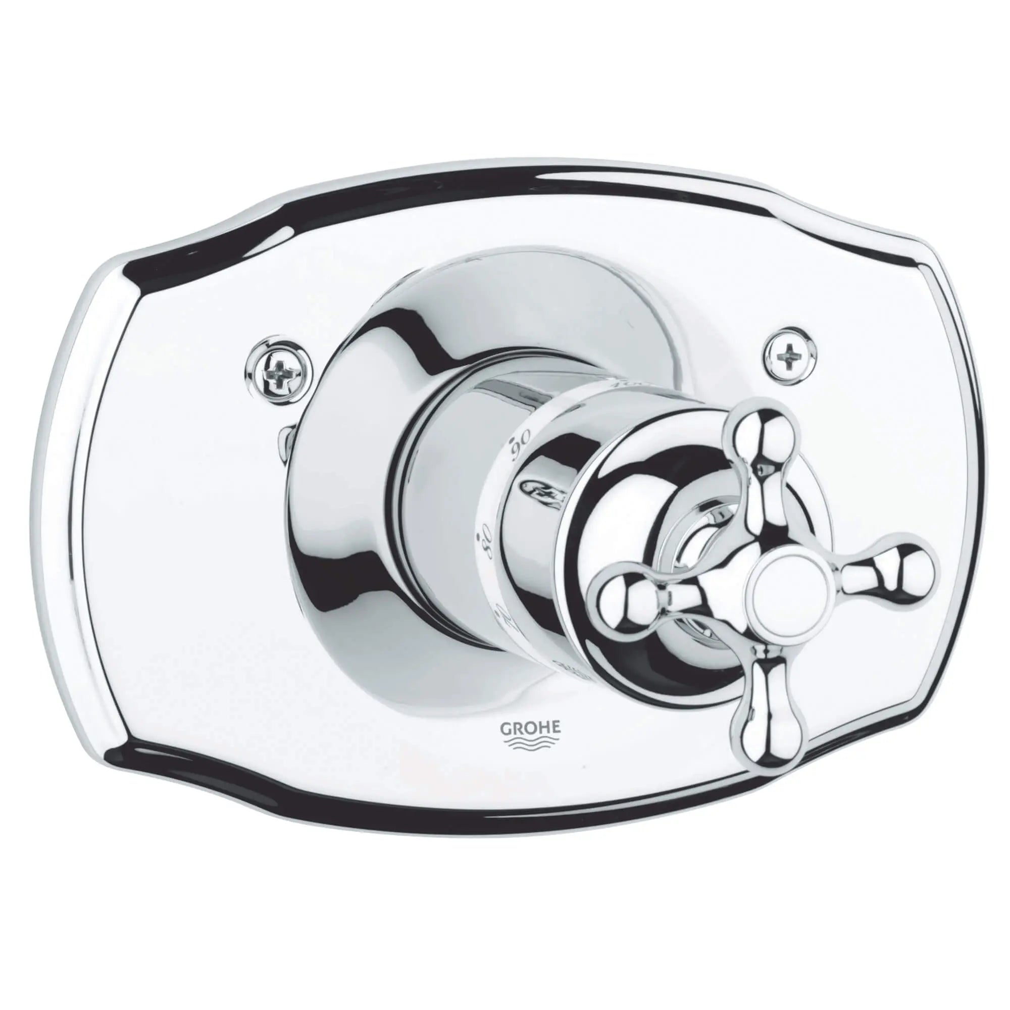 Central Thermostatic Valve Trim // GROHE STARLIGHT CHROME // 12731_19612000-seabury-thermostat-trim-starlight-chrome_0_CDNwebp.webp