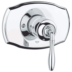 [19708000] Pressure Balance Valve Trim with Lever Handle - GROHE StarLight Chrome