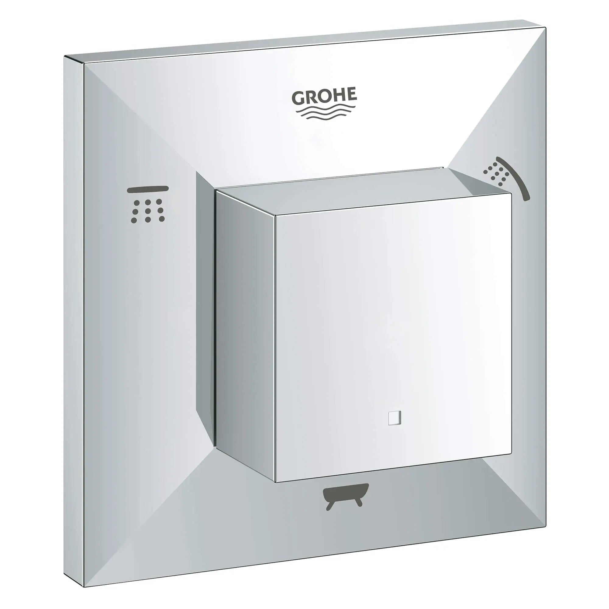3-Way Diverter Trim // GROHE STARLIGHT CHROME // 12850_19799000-allure-brilliant-3-way-diverter-trim-starlight-chrome_0_CDNwebp.webp