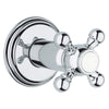 [19829000] Volume Control Valve Trim with Cross Handle - GROHE StarLight Chrome