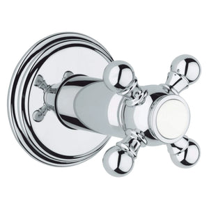 [19829000] Volume Control Valve Trim with Cross Handle - GROHE StarLight Chrome