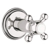 [19829BE0] Volume Control Valve Trim with Cross Handle - GROHE StarLight Chrome