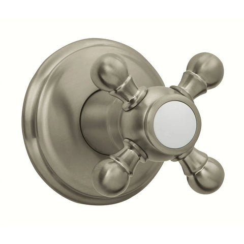 Volume Control Valve Trim with Cross Handle - Brushed Nickel InfinityFinish