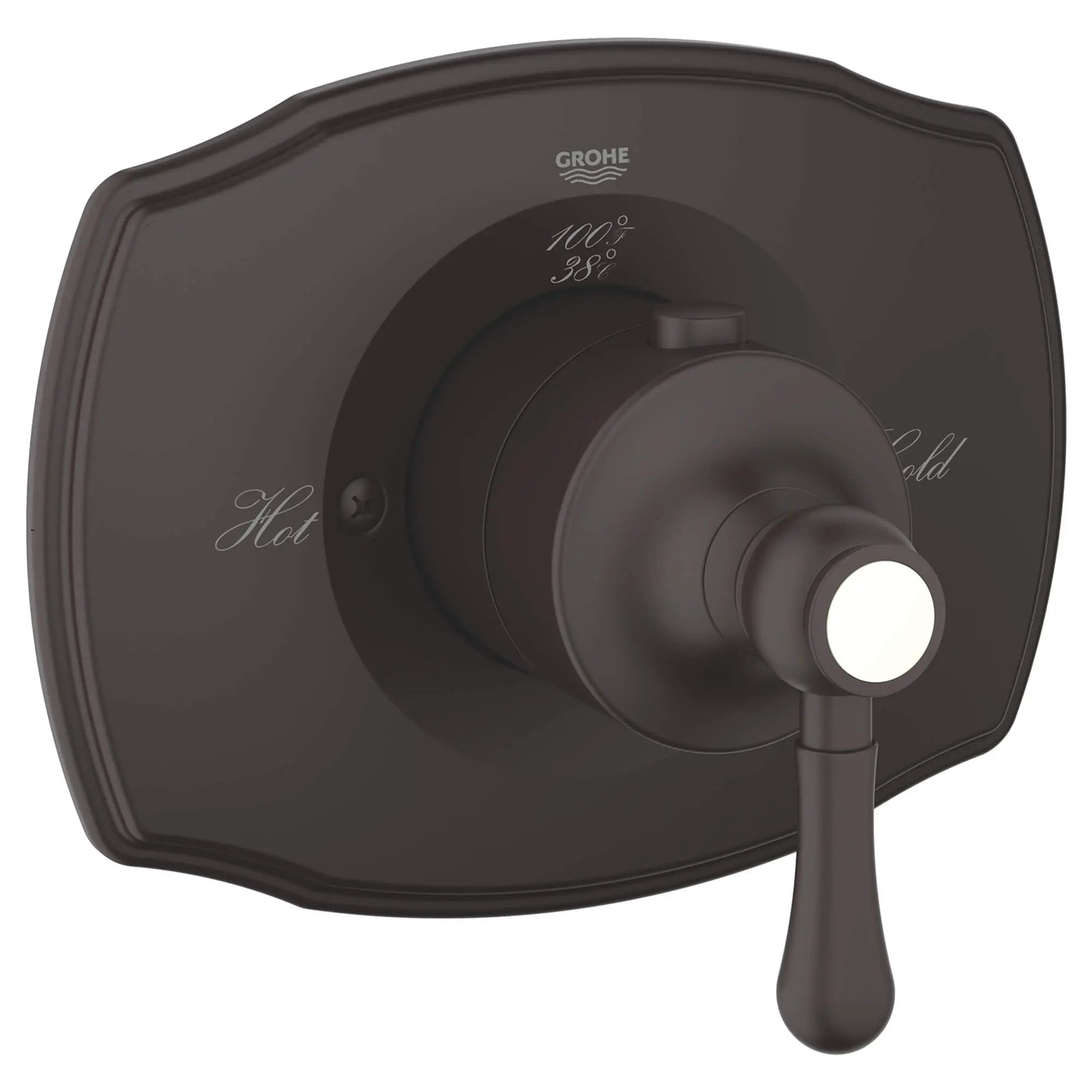 Custom Shower Thermostatic Valve Trim // OIL RUBBED BRONZE // 12888_19839zb0-grohtherm-2000-authentic-custom-shower-thermostatic-trim-with-control-module-oil-rubbed-bronze_0_CDNwebp.webp