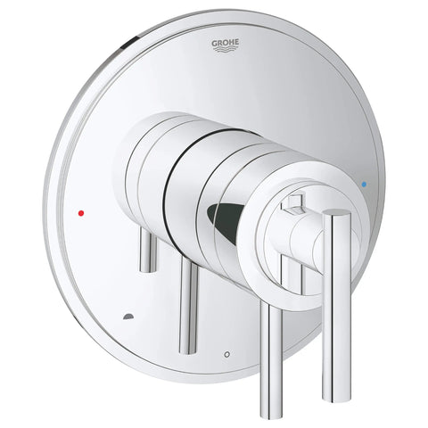 GrohFlex Timeless Dual Function Pressure Balance Trim With Control Module - GROHE StarLight Chrome