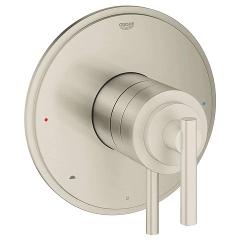 GrohFlex Timeless Dual Function Pressure Balance Trim With Control Module - Brushed Nickel InfinityFinish