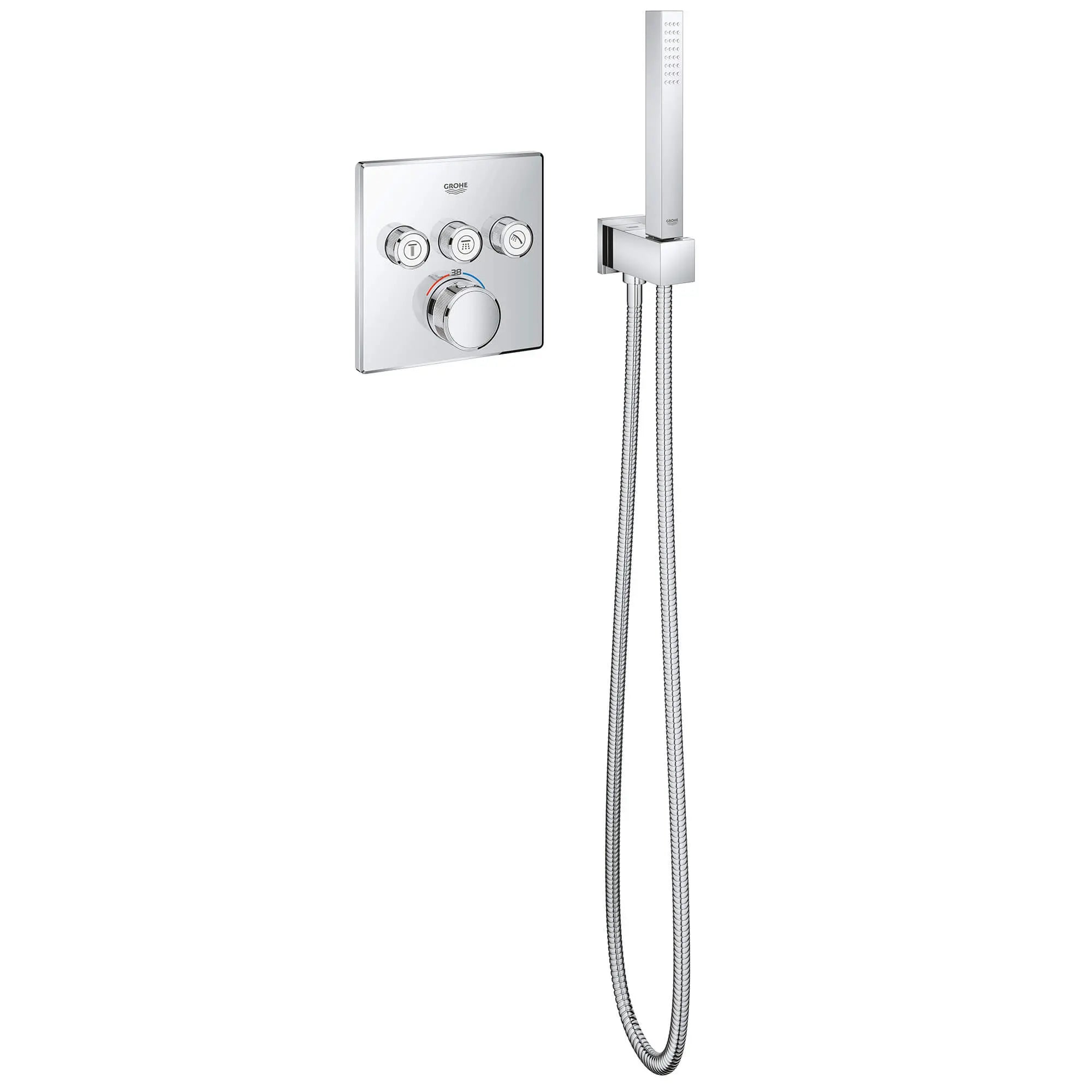 59" Metal Longlife Shower Hose // GROHE STARLIGHT CHROME // 1297_28143000-metal-shower-hose-1500-enviro-3_0_CDNwebp.webp