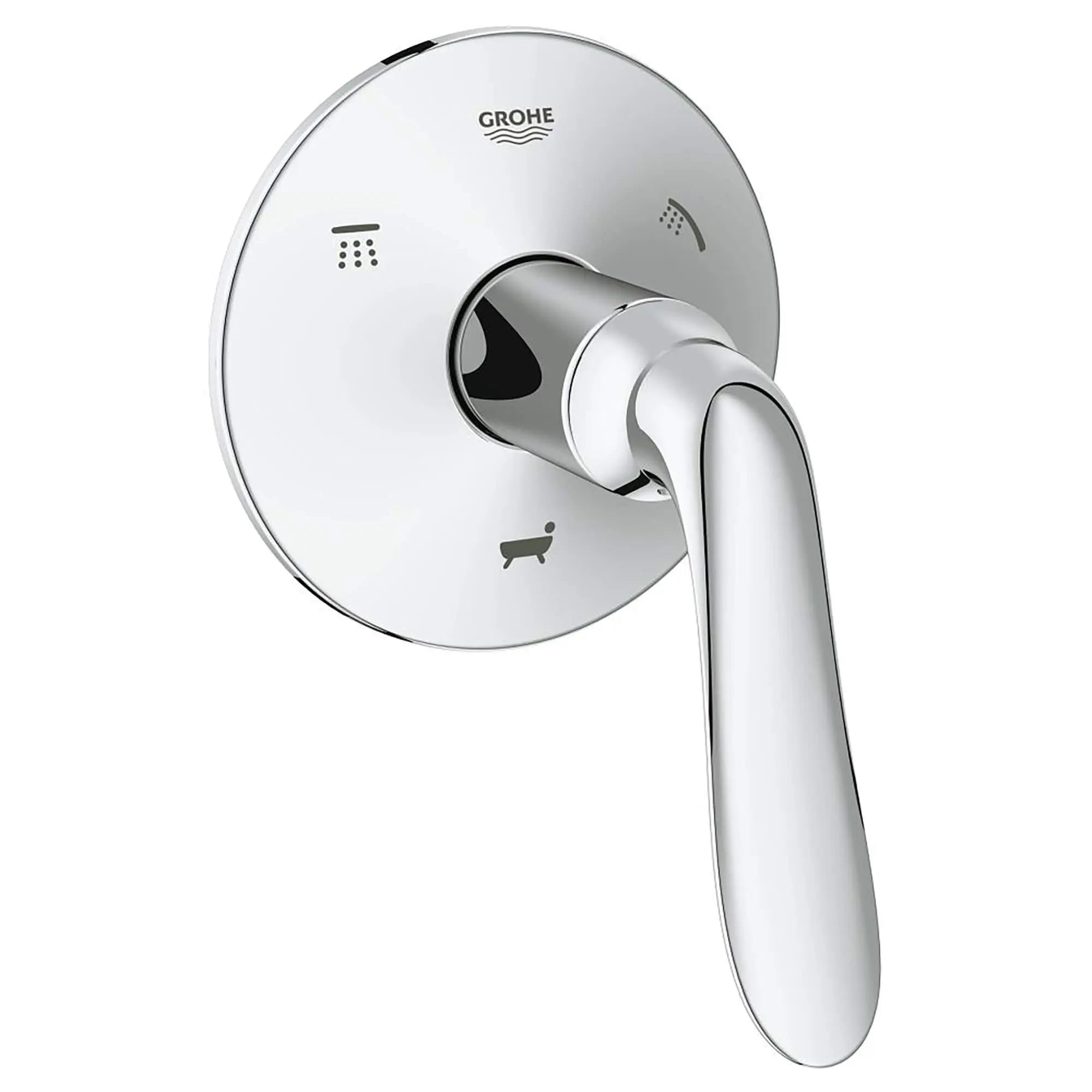 3-Way Diverter Trim // GROHE STARLIGHT CHROME // 13013_19957000-Agira-3-Way_Diverter_Trim_0_CDNwebp.webp